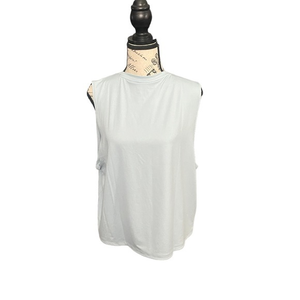 NWT - Under Armour Ladies Baby Blue Cropped Flowing‎ Tank Top